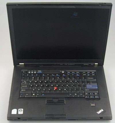 Lenovo ThinkPad T61p Front and center 