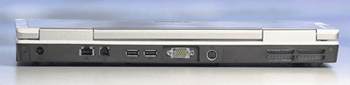 Dell Vostro 1400 back view