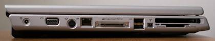 HP Pavillion dv8000t Left Side
