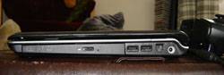 HP Pavillion tx2000z right side view