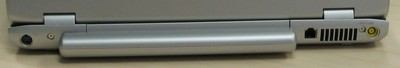 Back view of Lenovo N200 ports