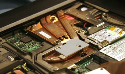 Lenovo ThinkPad T61p GPU and cooling system