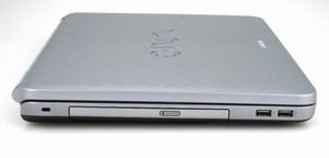 Sony VAIO NR keyboard left view